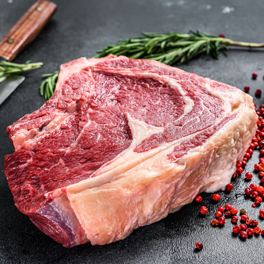 Dry Aged Bone In Rib Eye Pack
